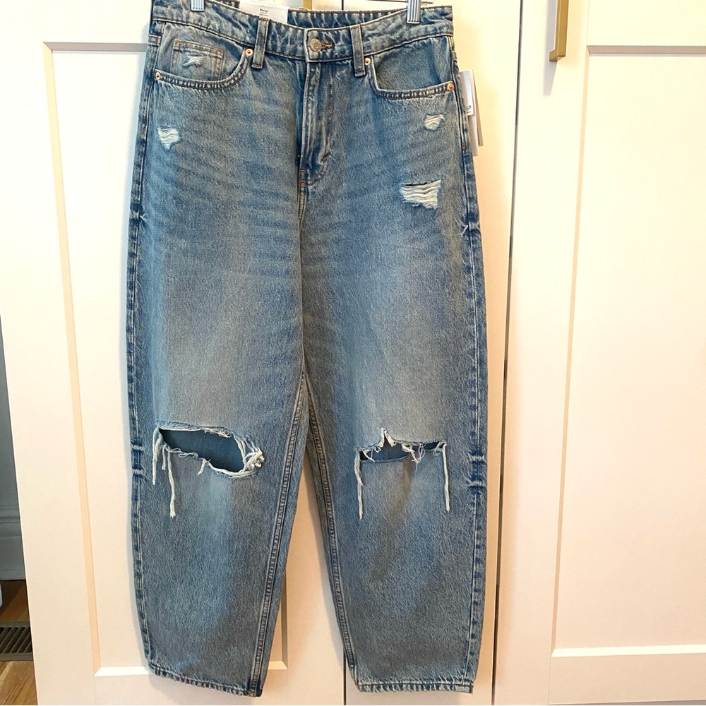 Barrel High Waist Jean-NWT